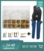10 set/lot SM 2.54mm 2 Pin Female and Male Housing Splice Terminals Jack Connector AWG 28-22 SM-2P SM-2R JST Wire Adapter Blocks