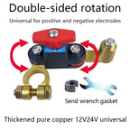 Car Battery Cut Off Switch 12V/24V ﻿Disconnect Automatic Circuit Breaker Anti-Power Off Leakage Protector Universal Auto Parts
