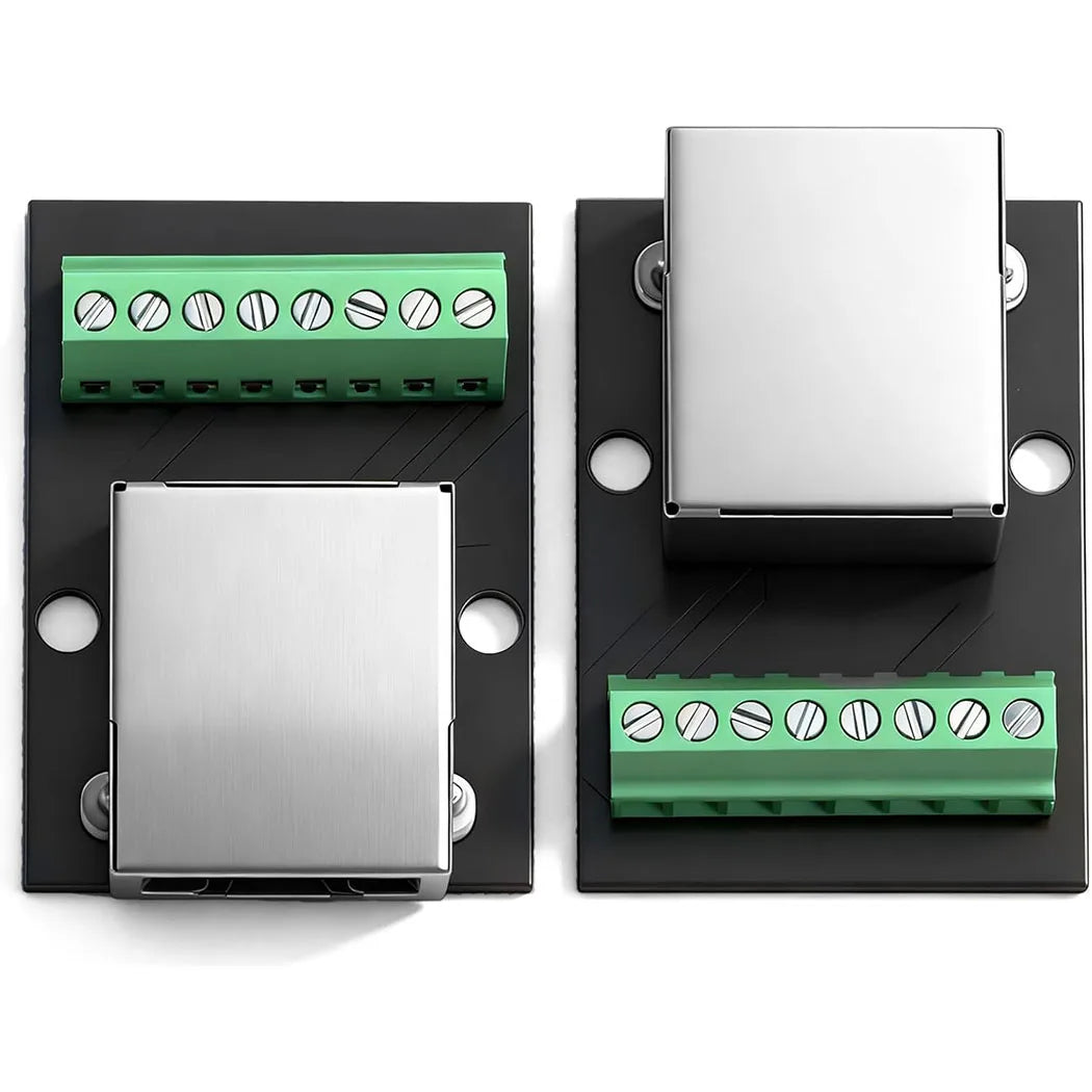 RJ45 Breakout Board, Ethernet Single Female Connector Breakout Board, Female Connector Breakouts Board, 2.54mm Pitch