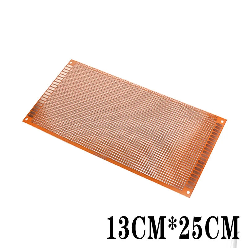 2.54mm Pitch Bakelite Universal Perfboard Stripboard Multipurpose Prototype Circuit Board Easy Soldering Single Sided DIY