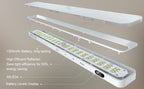 WILLED Under Cabinet Lights Rechargeable Battery Display 60 LED Touch Light Bar Motion Sensor Light Closet Light Night Lights