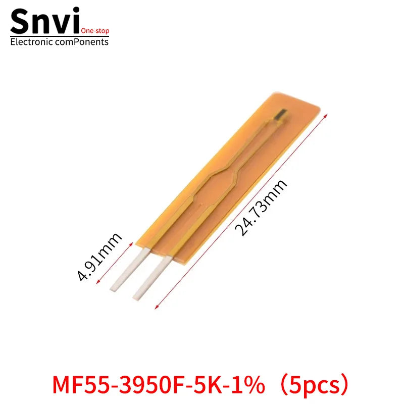 NTC Thermistor 1% MF5B MF55 5K/10K/50K/100K 3950/3435 Thin Film Type