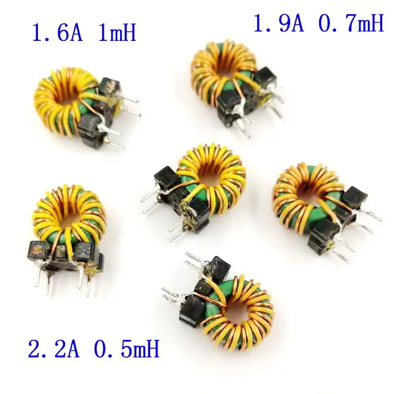 10PCS High Permeability Common‑Mode Inductor Choke Coil 0.5‑8mH Toroid Core 10*6*5 15K1065 EMI Filter Power Supply Inductors