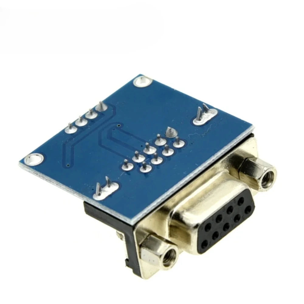 1-10PCS MAX3232 RS232 to TTL Serial Port Converter Module Female DB9 Connector MAX232 Flashing Board For Arduino