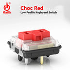 Kailh Choc Low Profile Switch 1350 Chocolate Keyboard Switch Clicky Tactile Linear White Switches Mechanical Keyboard for Laptop