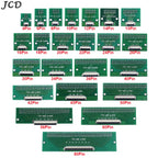 JCD 1Piece FPC/FFC Flat Cable Transfer Plate  0.5mm 1mm to 2.54mm Spacing Connector Flexible Flat Cable Adapter Board