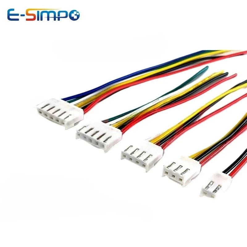 10pcs JST VH3.96 22AWG 20cm Single Male Housing Plug Connector Wire Cable 2/3/4/5/6/7/8/9/10Pin with DIP RA SMT Pin Wafer