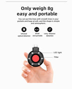 Portable Camera Detector Mobile Phone USB IR Alarm for Outdoor Travel Hotel Rental Anti Candid Hidden Camera Finder Led Light