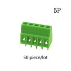 25PCS/50PCS 2.54mm rising clamp kf128-2.54 pcb screw terminal block DG308-2.54mm MPT0.5/-2.54 EK254V