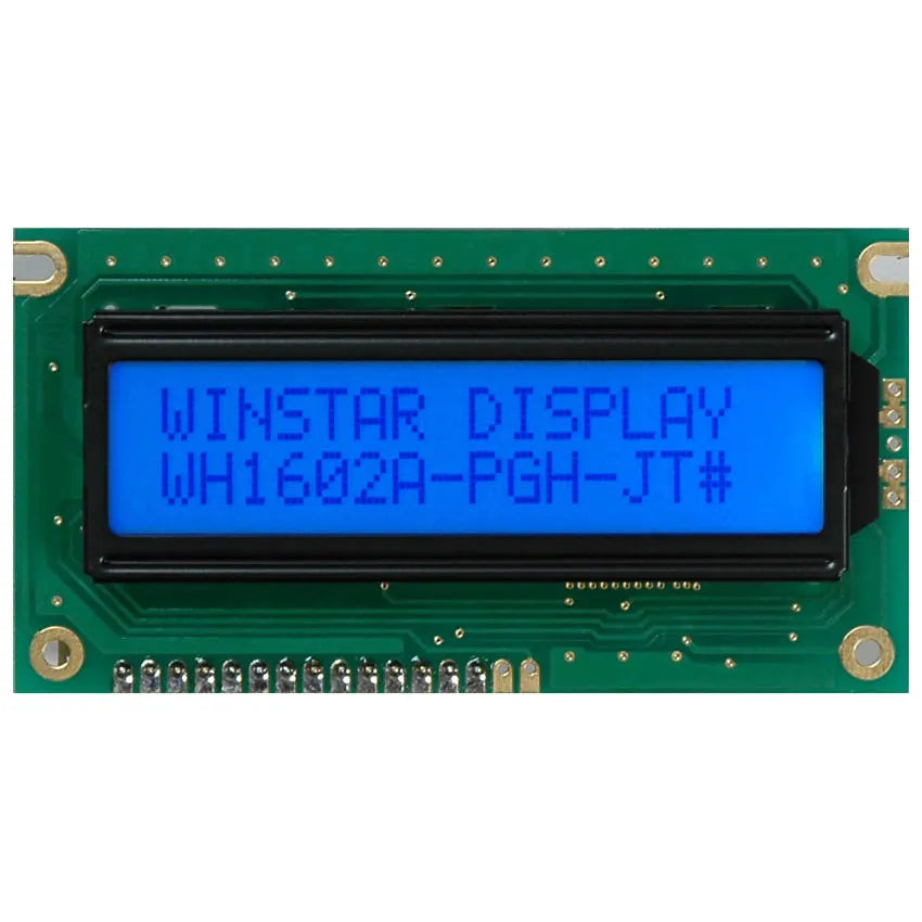 Winstar LCD WH1602A WH1602A-YYH-ET 80x36mm COB STN 6800 Parallel 162 1602 16*2 5V Chracter Dot Matrix LCD Display Module 16x2