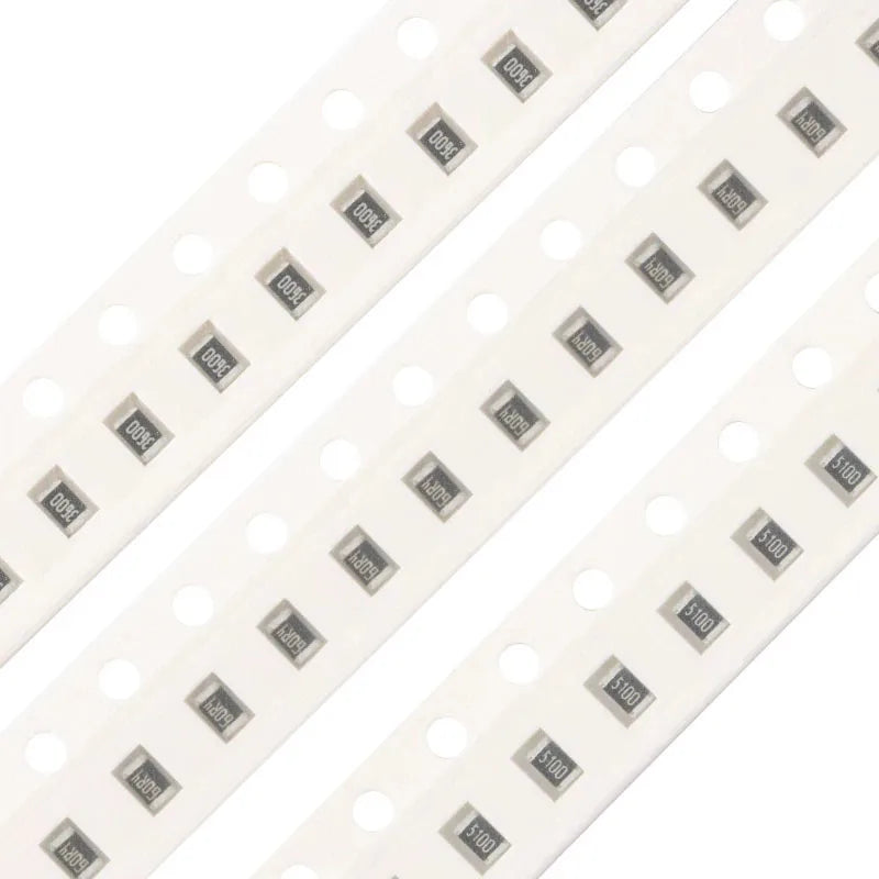 100PCS Resistors 5% 0805 1 10 100 150 220 330 470 ohm 1K 2.2K 10K 100K 10R 100R 220R 330R 470R SMD 1R~1MΩ