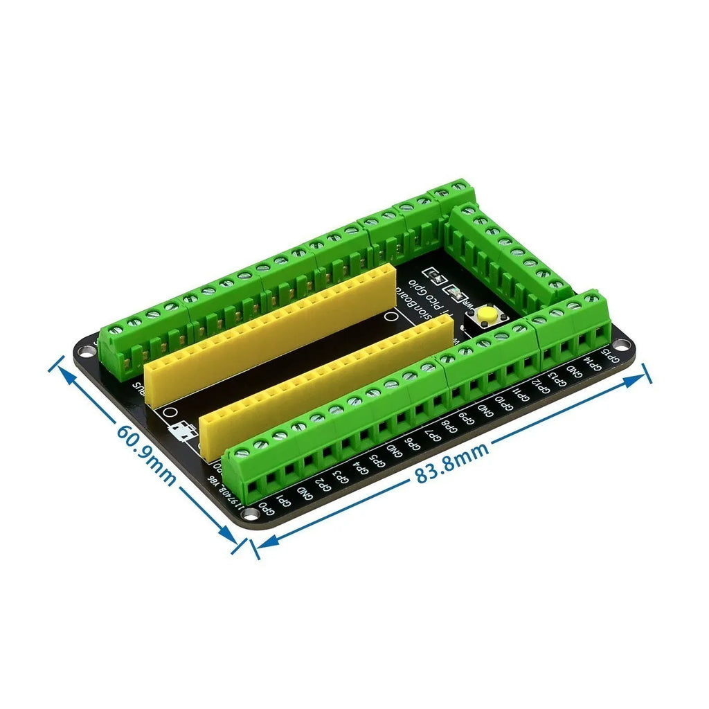 Raspberry Pi Pico or Pico W With Wireless WiFi Module Dual-Core ARM Cortex MO+RP2040 Microcontroller Development Board