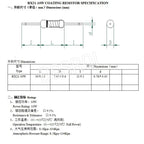 5pcs RX21 10W Wire Wound Resistance 5% 1R 10R 100R 1K 10K 12K 15K 20R 22R 24R 27R 30R 33R 0.05 0.1 0.22 1 10 15 100 ohm Resistor