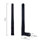 2pcs 2.4GHz WiFi 3dBi WiFi Antenna SMA Male Female Needlefree Replacement Antenna for Wireless Vedio Security Camera Recorder