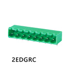 100pcs 2EDGR 5.08mm 2EDGV 2/3/4/5/10P Vertical/Right Angle Male Pin Wafer Only Phoenix Contact Connector PlugIn Terminal Block