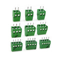 5PCS KF120 2P 3P 4P 2.54mm Pitch 2p/3p/4p Straight Pin Pcb Screw Terminal Block Connector 2pin 3pin 4pin KF-120 KF120-2p