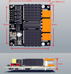In stock. 12V/24V 12A Dual-Channel DC Motor Driver Module Board H-bridge L298N BTS7960 10A