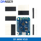 ESP32 S2 Mini / ESP8266 D1 Mini Board CH340 / ESP32-S2FN4R2 4MB FLASH 2MB PSRAM MicroPython For Arduino Development Board