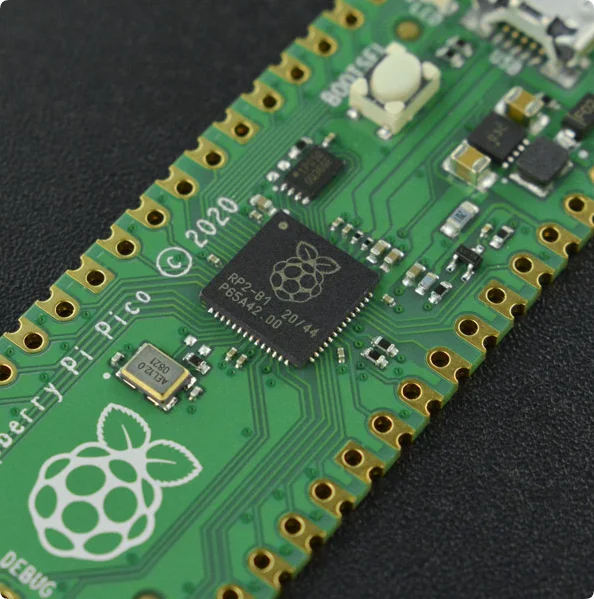 Raspberry Pi Pico | RP2040 Microcontroller | Dual-Core ARM Cortex-M0+ | 2MB Flash | 26x GPIO | MicroPython & C Support