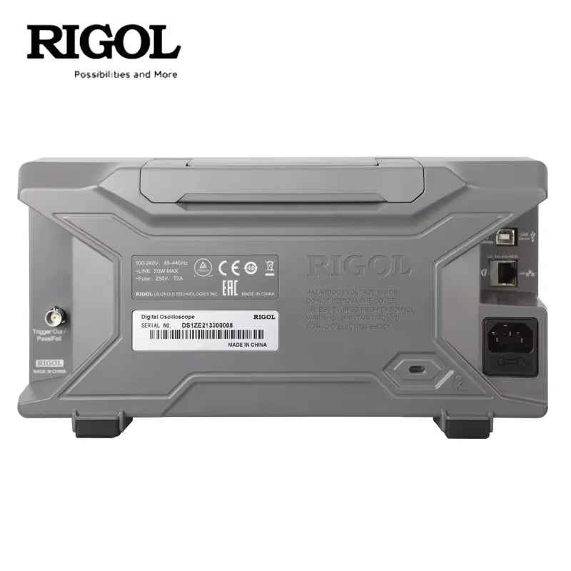 RIGOL DS1102Z-E/DS1202Z-E Digital Oscilloscopes 2Ch 100M/200M BandWidth 24Mpts Depth Support RS232/UART/I2C/SPI Bus Decoding