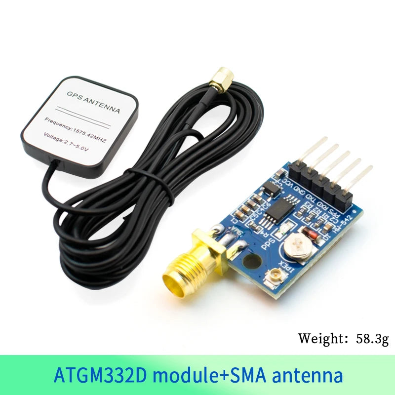 ATGM332D 5N31 GPS Beidou GLONASS three-mode satellite receiving module SMA replaces NEO-M8N