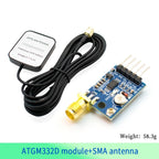 ATGM332D 5N31 GPS Beidou GLONASS three-mode satellite receiving module SMA replaces NEO-M8N