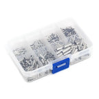 600/700pcs Bare Terminal Tubular Wire End Ferrules Uninsulated Copper Terminal Bootlace Ferrules End Electrical Cable Crimp