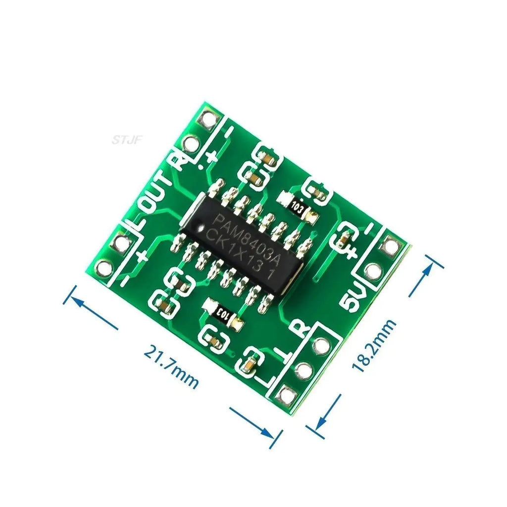 1pcs/5pcs/10pcs PAM8403 Audio 2x3W Mini Digital Power Amplifier Board for Class D Stereo Audio Amplifier Module 5V Power