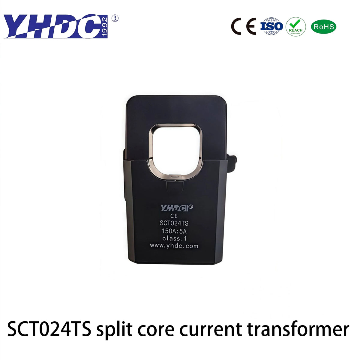 YHDC SCT024TS Input 50A/100A/150A/200A/250A/300A/400A Sensor Output 1A/5A Accuracy 0.5%/1% Split Core Current Transformer