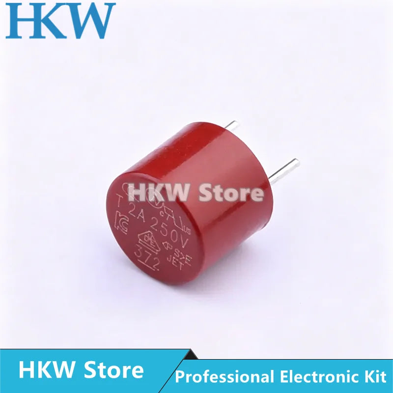 5pcs/lot 372 Series 250V TR5 Fuse Time-lag Fuses Cylindrical 40MA to 6.3A T1A T2A T63MA T3.15A T5A T6.3A Time Delay Littelfuse