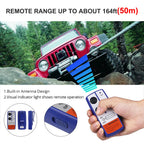 12V 250A Winch Remote Contactor Winch Control Solenoid Relay Twin Wireless Remote Kit Car Motorcycle Off Roaders Accessories