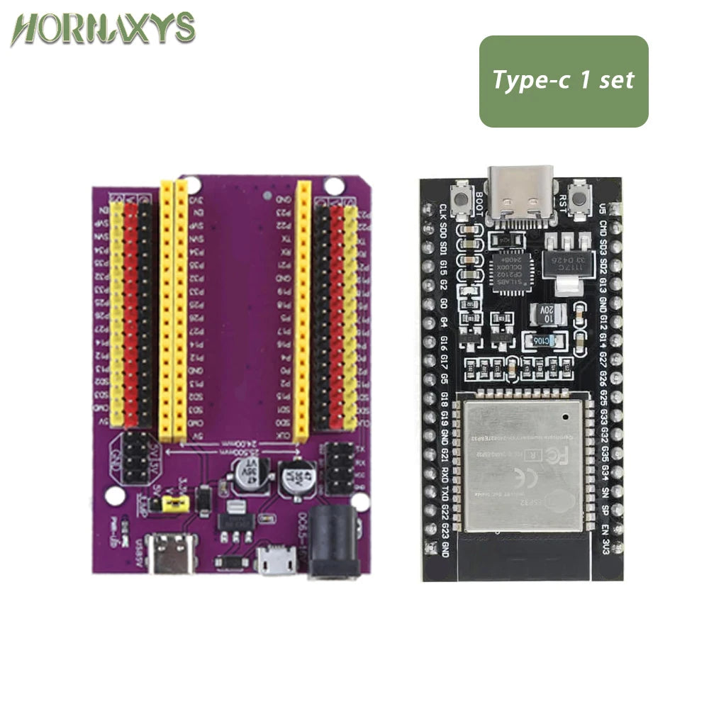 ESP32 Development Board TYPE-C/MICRO USB CP2102 WiFi+Bluetooth Dual Core ESP32-DevKitC-32 ESP-WROOM-32 Expansion Board 38PINS