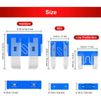 306PCS Car Fuse 5A 10A 15A 20A 25A 30A 35A Amplifier with Box Clip Combination Car Blade Fuse Set with Inspection Circuit Electr