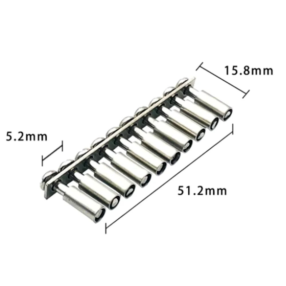 10Pcs MBKKB2.5 Double-layer Wiring Terminal Block,Universal Feed-Through Plug MBKKB-2.5 Double Level Din Rail Terminal Block