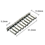 10Pcs MBKKB2.5 Double-layer Wiring Terminal Block,Universal Feed-Through Plug MBKKB-2.5 Double Level Din Rail Terminal Block