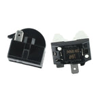 1pc Refrigerator Starter Overload Protector For Refrigerator PTC Start Relay 1/2 Pin 15 Ohm + 1/6H Compressor Overload Protector