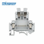 10Pcs UKK/UKKB 5 Double-Level Terminal Block 2 Layer 0.2 - 4 mm² Plug Wire Electrical Screw Connector DIN Rail Termin UKK5 UKKB5
