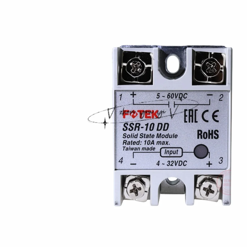 100%New Original For FOTEK single-phase solid-state relay SSR-40AA /10DD/40VA/20DA SSR 10/20/40/50/75 AA/DD/VA/DA HS-50H ES-50K