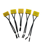 5PCS AD K X2 Safety capacitance Tape line 0.1uF 0.15uF 0.22uF 0.33uF 0.47uF 250V-275V Housing Flexible wire safety capacitor