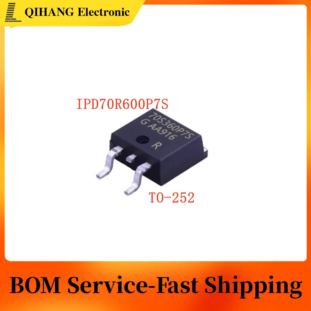10-50PCS 70S600P7 IPD70R600P7S IPD70R600 TO-252