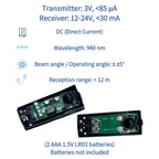 Wireless Battery Photocell Infrared Sensor Beam For Sliding Door Sense The Human Body Safety Control