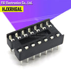 10PCS IC Sockets DIP6 DIP8 DIP14 DIP16 DIP18 DIP20 DIP28 DIP40 pins Connector DIP Socket 6 8 14 16 18 20 24 28 40 pin