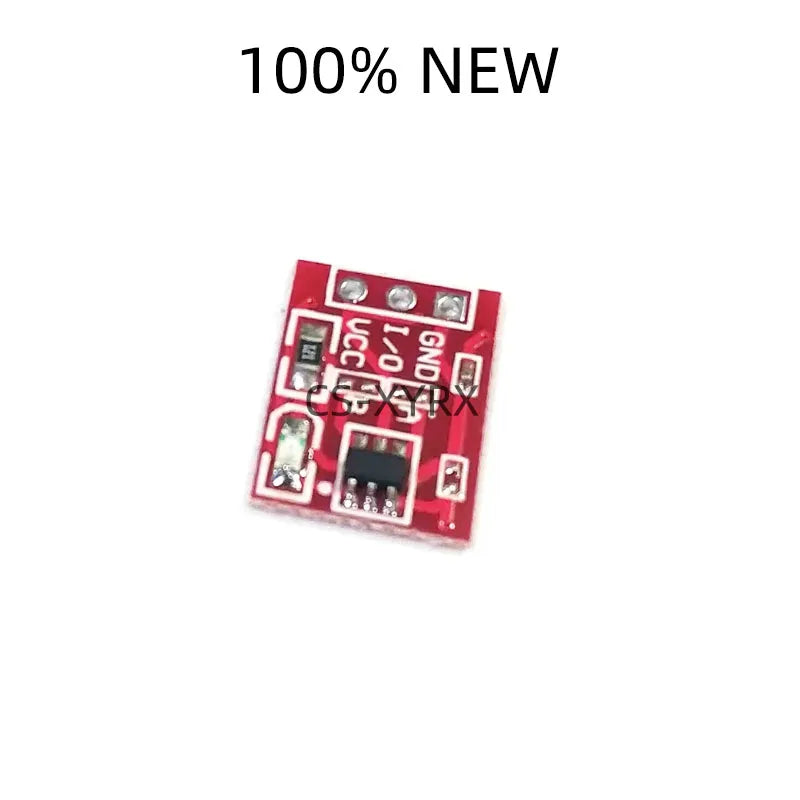 TTP223 touch button module, self-locking, momentary, capacitive switch, single-channel modification