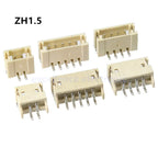 5sets GH1.25 SH1.0 JST1.25 PH2.0 XH2.54 SH/JST/ZH/PH/XH Horizontal / Vertical SMD Pin Header + Housing + Terminal Set 2.54mm