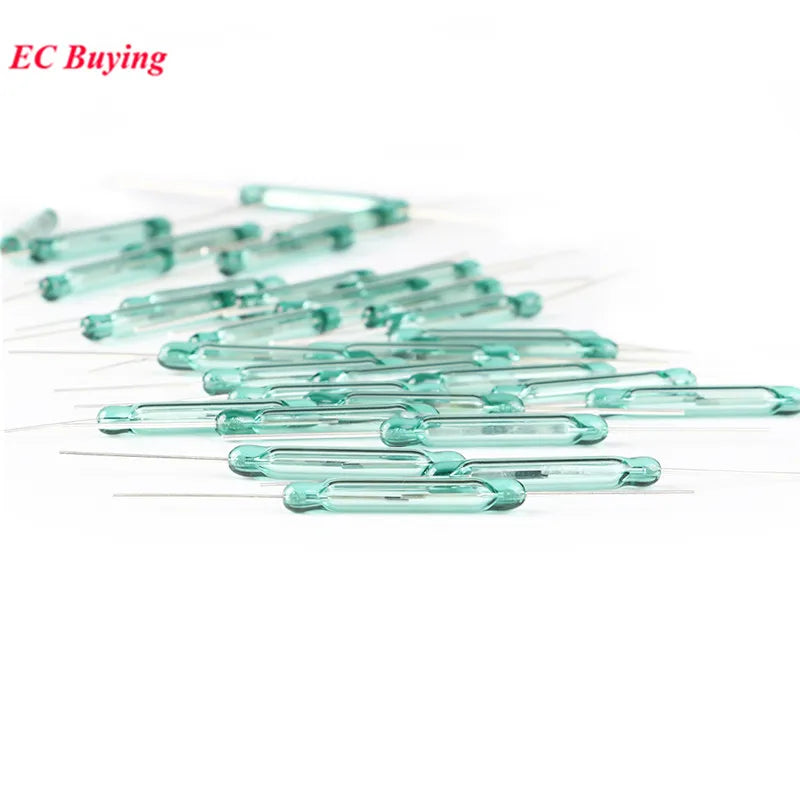 100Pcs/1pc Reed Switch Sensor 4x28mm Normally Open Sensor NO 4*28mm Magnetic Switches DIY Electronic