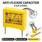 275VAC  0.1UF K X2 Series Spacing 10mm 15mm 0.1UF 275VAC Polypropylene Film Capacitor 0.01UF