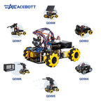 ACEBOTT Robot Toy Starter Kit for Arduino Project with ESP32 and Code Learning Develop Skill Full Version Smart Car Kit