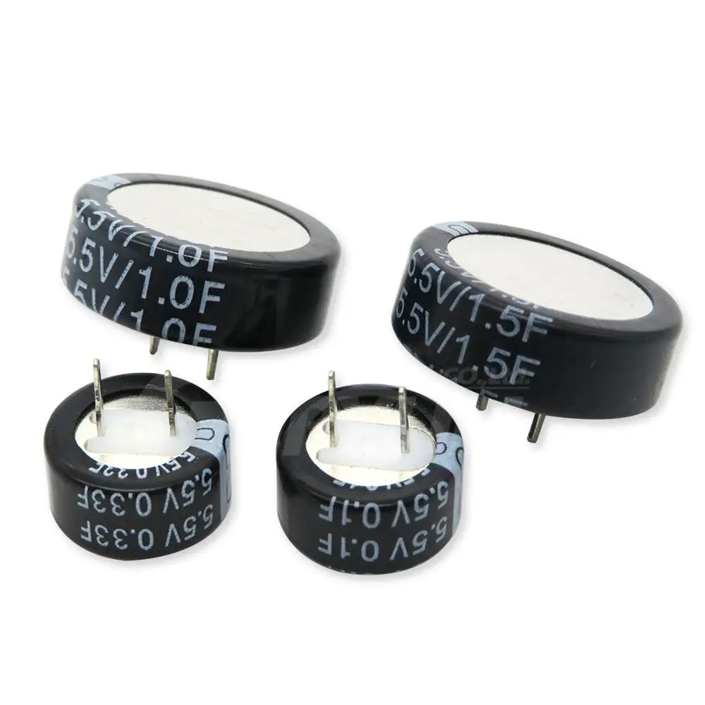 2PCS Farad Capacitor 5.5V 0.1F 0.22F 0.33F 0.47F 0.68F 1F 1.5F 4F Super Capacitor 0.1F-5.0F Double Layer Capacitor C type