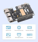 Raspberry Pi 5 PCIe to MiniPCIe 4G Gigabit Ethernet RJ45 USB HUB HAT With LTE Module SIM7600E SIM7600SA-H SIM7600G EC25-AUX EG25