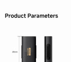 Hagibis USB C Female to USB C Female Adapter 80Gbps 240W USB4 Dual Female Extension Cable Converter for Thunderbolt 5/4 Laptop